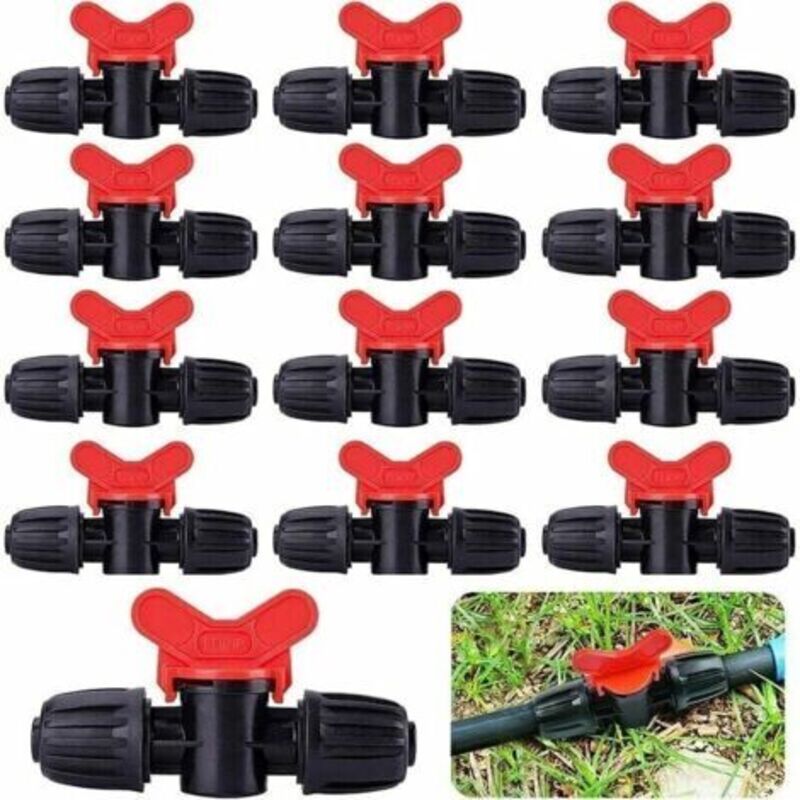 Lot Von 20 Gutte-à-goutte-bändern Aus Pe Von 16 Mm Mit Drahtverschraubung – Aktiv/deaktivieren Der Wasserbelastung...