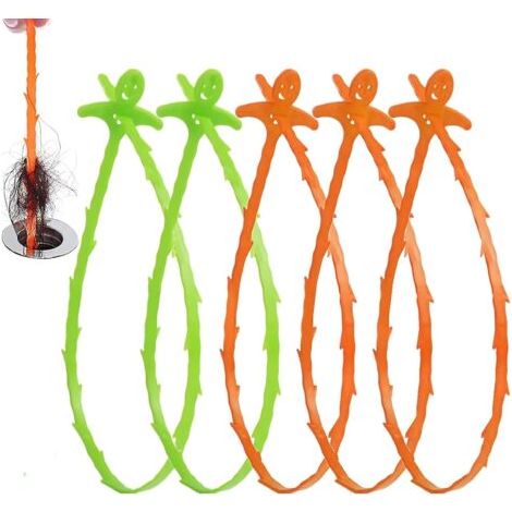 Set Mit 5 Frettchen-rohrentstopfern, 51 Cm Waschbecken-entblocker-werkzeug, Flexible Toilette, Rohr-entblocker, Frettchen-sanitär-waschbecken-entblocker, Entblockungssonde Für Waschbeckenrohre