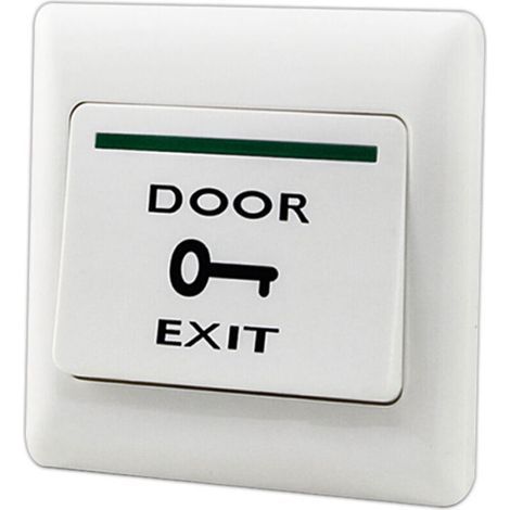 Push-to-exit-taste No/com-schalter Panneau-zugangskontrollsystem 86 Mm X 86 Mm 36 V 3 A Weiß