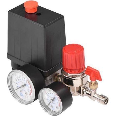 Rabais-soupape De Commande De Compresseur D\'air Petit Régulateur De Soupape De Commande De Pressostat De Compresseur D\'air Avec