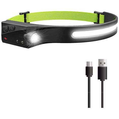Welleninduktionsscheinwerfer Outdoor-reitlicht Usb-aufladung Nachtfahrlicht Led-scheinwerfer Mit Starkem Licht