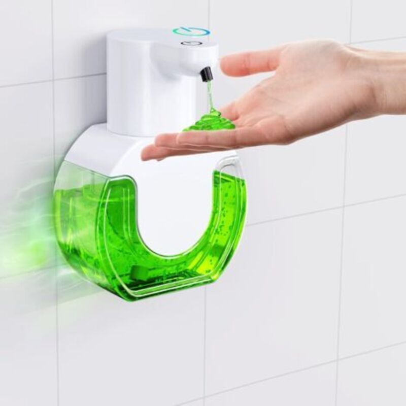 Pr Distributeur Savon Automatique Savon Sans Contact Liquide 420 Ml,distributeur Automatique De Savon Liquide Pour La Cuisine,avec 4 Levelx De Distribution De Savon Réglables