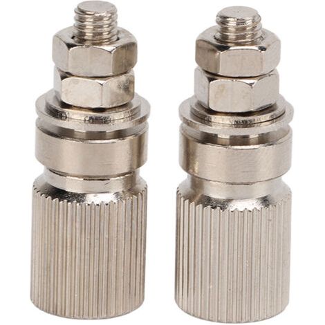 2 Stück Stromanschlussstecker M5-gewinde, Langlebig Und Stabil, Optimale Leitfähigkeit, Einfacher Und Bequemer Austausch