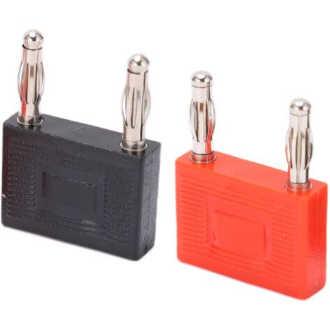 Zweireihiger Bananenstecker 4 Mm U37, 1 Auf 2 Adapter Für Diy-kabel, 16 Mm Abstand
