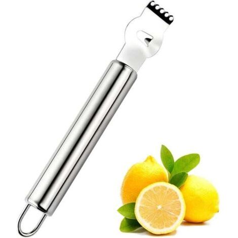 Reibe Für Zitruszesten, Rostfrei, Mit Kanalmesser. Für Zitrone/orange. Feine Und Hygienische Schale. Köche Und Backbegeisterte