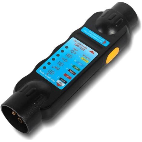 Anhängertester, 7-poliger Anhängertester, Anhänger-wohnwagen-steckdosentester, 12-v-anschluss Für Stromkreisdiagnosetools