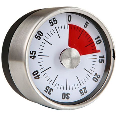 Grundlagen Des Mechanischen Und Magnetischen Timers. Maximal 60 Minuten. Akustischer Alarm, Wenn Die Zeit Z