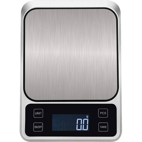 Balance De Cuisine Numérique 5 Kg/0,1 G Haute Précision Balance À Viande Multifonction Balance (piles Incluses)