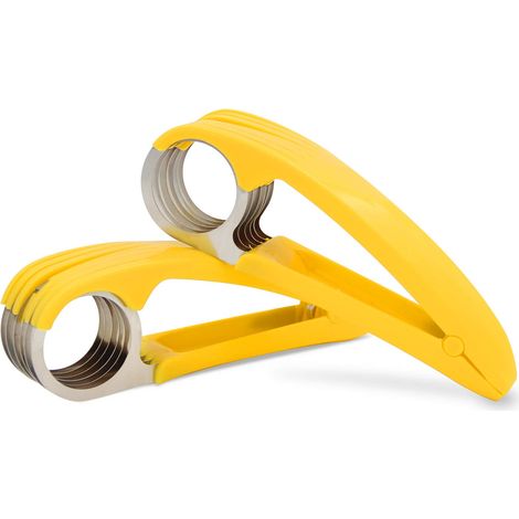 Bananen-coupé, Obst- Und Hülsenfruchtaufstrich Aus Abs Und Rostfreiem Stahl, Banane (2 Stück), Küchenutensilien