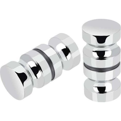 2 Edelstahl-schiebe-duschtürgriffe, Glas-duschtürgriffe Für Badezimmer, Küche, Zuhause, Büro, Hotel