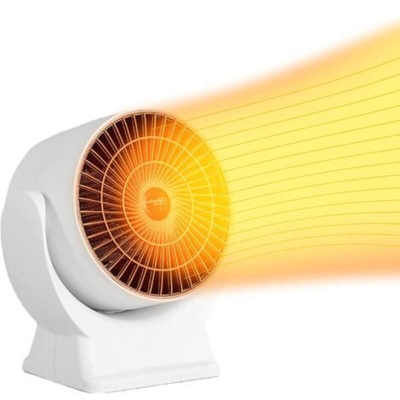Pr Radiateur Soufflant, 800w Chauffage D'Appoint, Chauffage Électrique, Chauffage Soufflant, Protection Contre Surchauffe & Anti-basculement, Chauffage Électrique Pour Bureau, Chambre, Salon