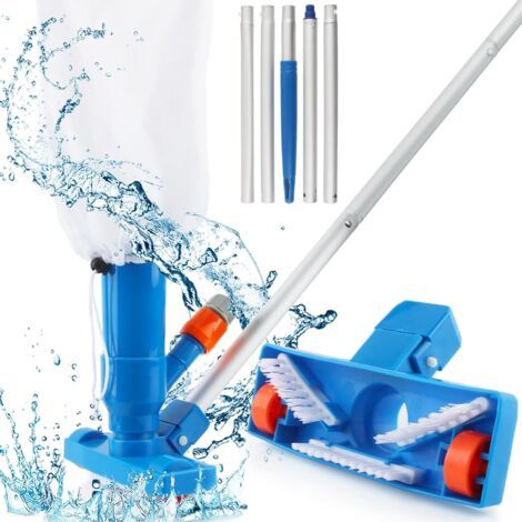 Vakuum-pool-reinigungsset Mit Verstellbarem Stabfilter Für Springbrunnen-pools