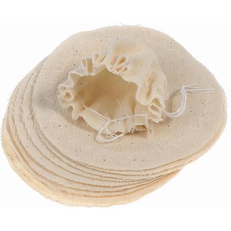 Packung Mit 10 10,5 Cm Großen, Wiederverwendbaren Baumwoll-kaffeefiltertüchern Für Zuhause Und Küche, Geeignet Für Verschiedene Siphonkannen-kaffeemaschinen