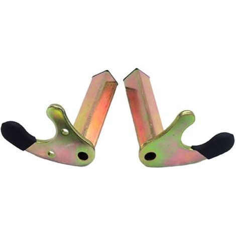 2 Stück Adaptateurs De Béquille Moto Pour Roue Arrière, Supports En V Pour Béquille Moto Universelle (tube Carré En Forme De U)