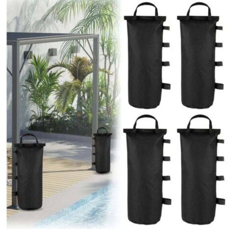 4 Stück Sac De Lestage Für Tonnelle, 20 50-cm-poids Für Tonnelle Sac De Sable, Lestage Tonnelle Poids Für Tonnelle 600d