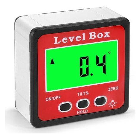 Digitaler Neigungsmesser – Winkelmesser Mit Magnetfuß Und Lcd-display Für Holzbearbeitung, Bau Und Automobil