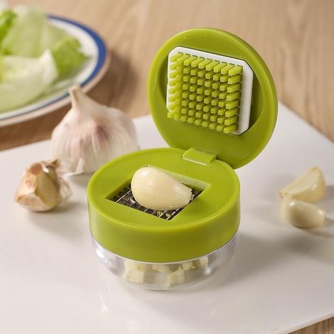 Mini-hachoir Für Kinder Mit Empfänger, Manueller Hachoir, Lahm Und Aus Rostfreiem Stahl – Vert