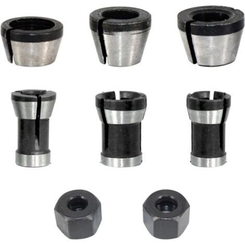 6,35/8 Mm Oberfräsen-spannzangenfutter – Holzbearbeitungs-fräser-konverter-adapter (8 Stück)