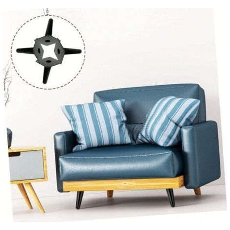 4 Stück Schräge, Konische Möbelbeine Mit Schrauben Und Kunststoff-gummiköpfen Für Sofa, Couchtisch, Schrank, Nachttisch Usw.