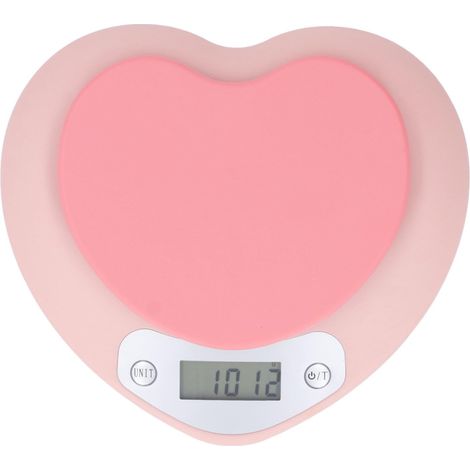 Balance De Cuisine Numérique 1g Précision 5kg Balance Alimentaire Wiederaufladbar In Forme De Coeur Pour La Cuisson De La Cuisson