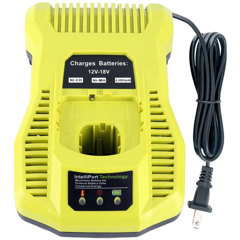 P117 Ladegerät, Kompatibel Mit Ryobi 12v, 14,4v, 18v Lithiumbatterien Und Nimh Nicd Batterieladegeräten