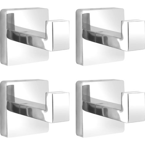 Gehäkelte Porte-servietten Und Porte-manteaux, Los Von 4, Gehäkelte Carrés Aus Robustem Muraux Und Rostfreiem Chrom-polyester