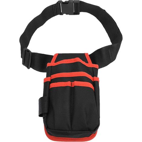 Tragbare Werkzeug-gürteltasche, Leichte Camping-werkzeugtasche Aus Oxford-stoff, Multifunktionale Outdoor-aktivitäten-gürteltasche Mit Rotem Gürtel