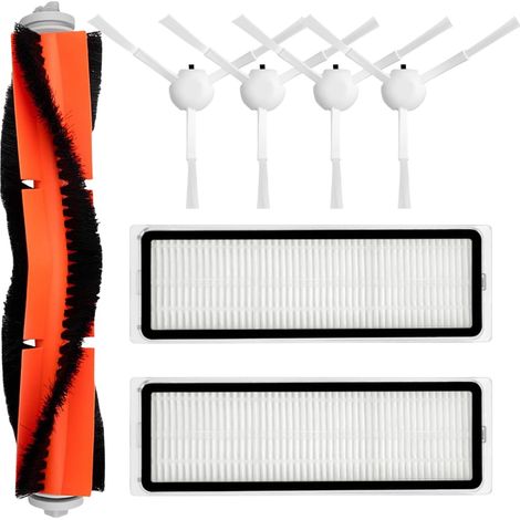 Austauschzubehör-set Für Saugroboter Dreame D9 / L10 Pro: 1 Hauptbürste, 2 Filter, 4 Seitenschrauben (austauschteile)