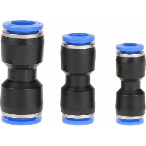 30 Stück Gerade Pneumatische Anschlüsse, 10 Mm, 8 Mm, 6 Mm, Push-schlauchanschlüsse, Pneumatischer Gerader Anschluss, Schnellverschluss-anschlüsse