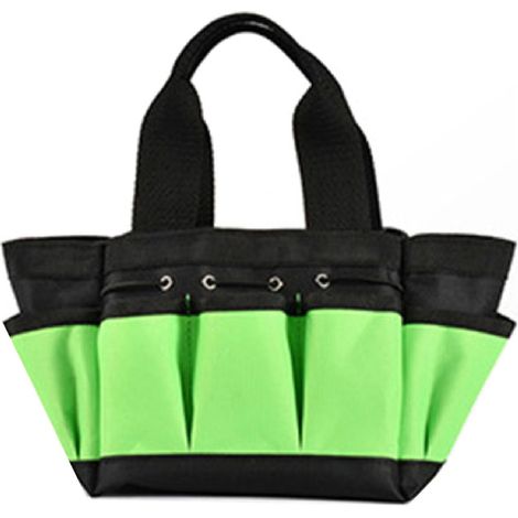 Gartengeräte-tasche – Große Aufbewahrungstasche Aus Oxford-stoff (9,5" X 5,9" X 11,8") Mit Mehreren Taschen, Vierteilig / Werkzeug-organizer, Geeignet Für Die Verwendung Im Freien.