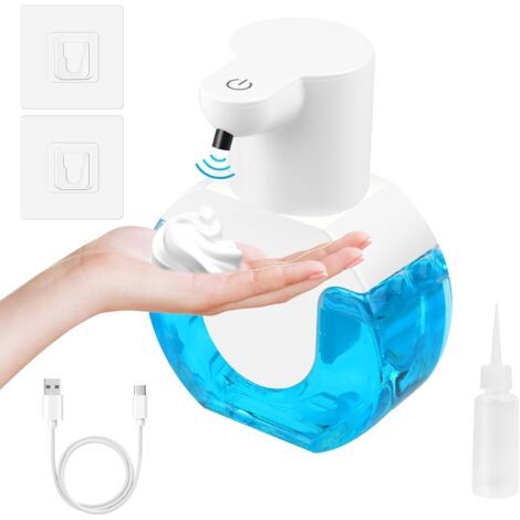 Automatischer Seifenspender, 4 Einstellbare Geschwindigkeiten, 430 Ml, Ipx5 Wasserdicht, Seifenspender Zur Wandmontage Für Badezimmer, Küche Und Hotel.