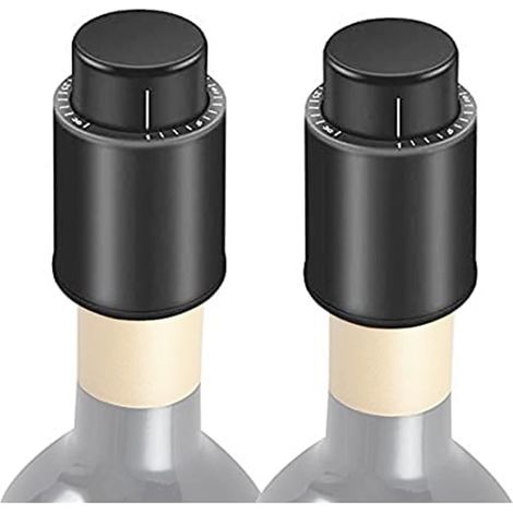 Bouchons À Vide Pour Pompe À Vin, Protège-bouchons Pour Bouteilles En Verre (großformat, 2 Stück)