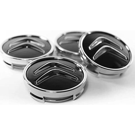 Set Mit 4 Radkappen Für Citroën 60 Mm C1 C2 C3 C4 C5 Abs, Abs-nabenabdeckungen, Autozubehör, Schwarz