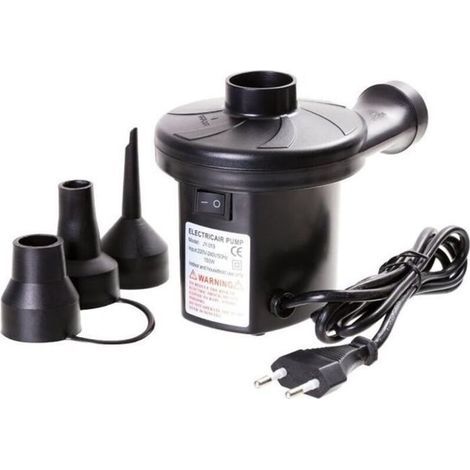 Neufu Elektrische Pumpe 230v Inflator Mit 3 Zubehörteilen Für Auto/camping/bett/ballon/boote/möbel Eu-stecker