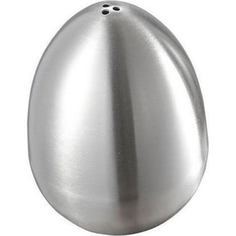 Salière En Acier Inoxidable En Forme D'Œuf - Salière Et Poivrière - Distributeur De Condiments - Pot À Épices - Recipient À Sucre Pour La Maison Et La Kitchen (3 Trous)