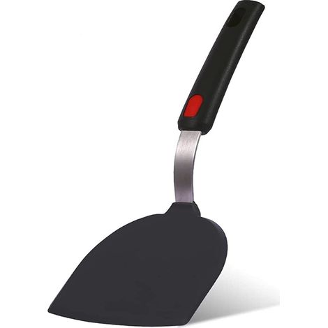 Poisson-spachtel Auf Halbrunder Silikonplatte – Dicht Für Omelette Und Crêpes – Antihaftbeschichtetes Küchenutensil – Backspatel – Beständig Gegen Hitze – 315,6 °c