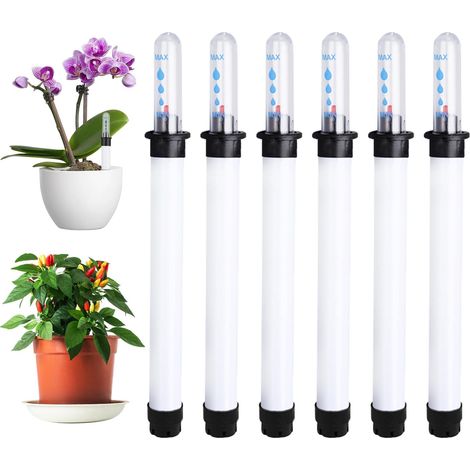 Testur Jauge Indicateur Niveau 6 Pièces Indicateur D'Eau Hydroponique Level Plantes D'Intérieur Eau Plastique Pour Jardinières Jardinières Plantes
