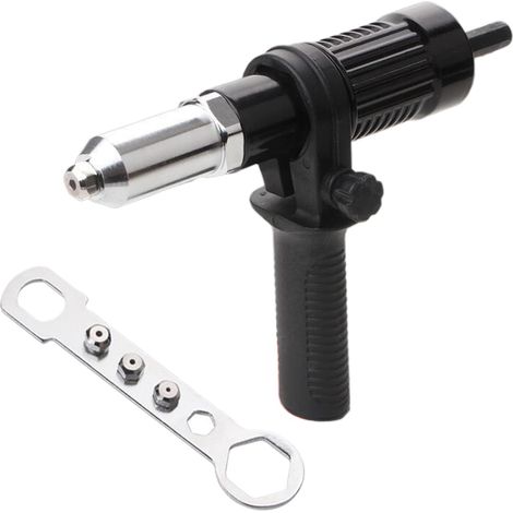 Kit D'Adaptateur De Rivet À Embase - Accessoire Für Elektrische Perceuse - Poignée Ergonomique Für Industrie, Garage, Atelier