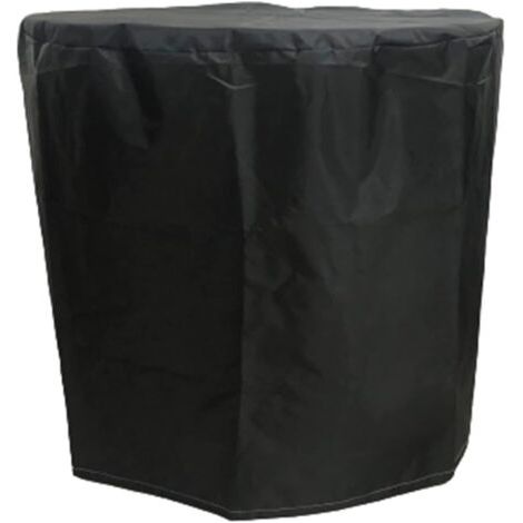 Schwarze Grillabdeckung 5877cm 1 Runde Polyester-regenabdeckung Staubdichte Regensichere Grillschutzabdeckung