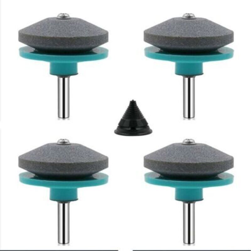 4-teiliges Universal-clipper-klingenschärfer-clipper-zubehör Mit 1-teiligem Klingenausgleichsset (grün Und Blau)