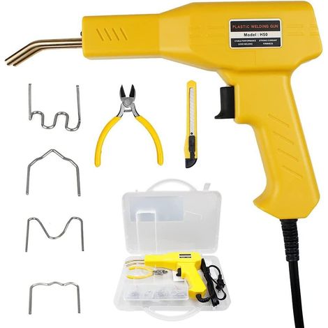 50 W Hand-kunststoffschweißgerät, Kunststoff-schweißpistole, Hand-pvc-heißhefter, Auto-stoßstangen-schweißgerät, Eu-stecker