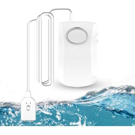 Wi-fi-wasserleckdetektor, 130 Db Intelligenter Überschwemmungsdetektor, Wassermelder, Kabelloser Wasseralarmsensor, Smartphone-push-benachrichtigungen Über Tuya/smart Life App