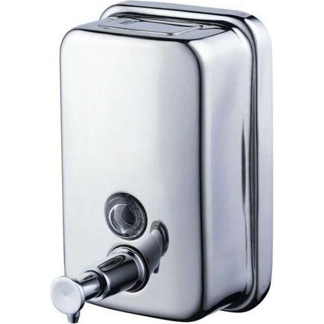 18oz/ 500 Ml Seifenspender Zur Wandmontage Für Küche Und Bad, Edelstahl, Poliertes Chrom, Ba4028ss5