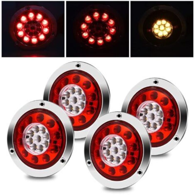 4-teiliges Led-fahrwerk Mit Zweifarbiger 12-24-v-glühbirne