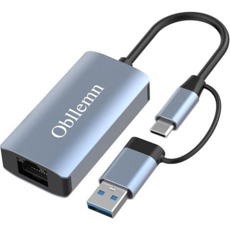 Usb-ethernet-adapter 1000 Mbit/s Usb-rj45-ethernet-adapter, Usb-zu-rj45-adapter 10/100/1000 Mbit/s Netzwerkadapter Für Windows Xp/macbook/linux/vista Usw