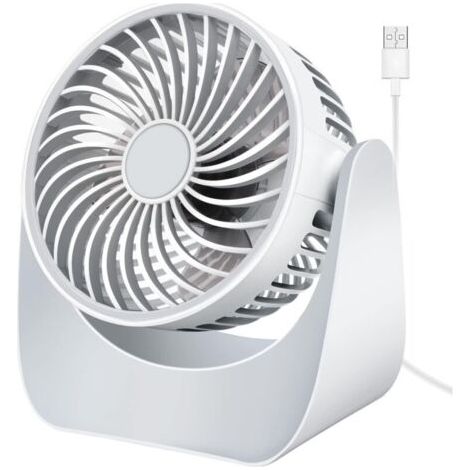Leiser Usb-ventilator, Mini-tischventilator Mit 3 Geschwindigkeiten, 360°-drehung, Tragbarer Und Effizienter Kleiner Tischventilator Für Schlafzimmer, Auto, Camping Und Outdoor-aktivitäten