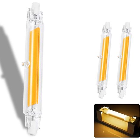 Ampulle Led R7s 118 Mm 20 W, Ohne Szintillation, Helles Weißlicht 3000 K 2000 Lm, Ac 220-240 V, 360° Lichtreflexion, 2er-packung.