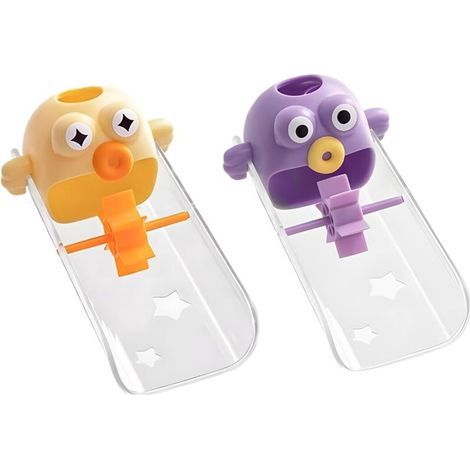 2 Stück Wasserhahnverlängerung, Kinder-wasserhahnverlängerung, Silikon-wasserhahnverlängerung, Wasserhahnverlängerung Für Kinder, Babys, Kinder, Wasserhahnverlängerung Für Kinder (gelb, Lila)