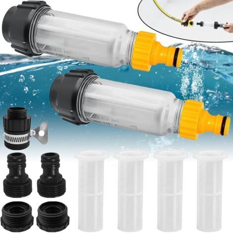 11-teiliges Set Für Haute-pression-reinigungsfilter – Mit Wasser Kompatible Filter (3/4 Zoll), Um Die Leistung Ihres Reinstreinigers Aufrechtzuerhalten.