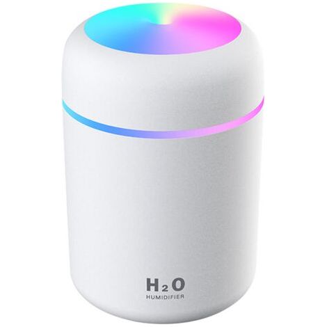Tragbarer Mini-usb-luftbefeuchter, Zwei Sprühmodi, Geeignet Für Auto, Büro Und Schlafzimmer, 300 Ml, Weiß
